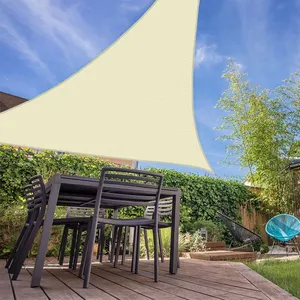 Voile d'ombrage triangulaire 280g/m² - 5 x 4 x 4 m - Haute densité rés...