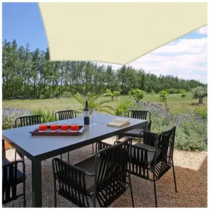 Voile d'ombrage trapèze 280g/m² - 3 x 4 x 4 x 5 m - Haute densité rési...
