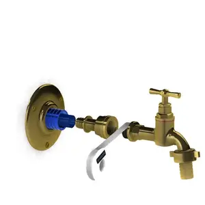 Comparateur de prix : Anquier Applique robinet/jardin Applic'easy laiton Femelle 1/2"