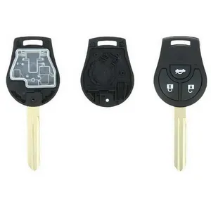 ADNAUTO COQUE CLE ADAPTABLE compatible avec Nissan 3 BOUTONS LAME CRANTEE FIXEVendu parrakuten