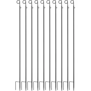 Esschert's Garden Support pour guirlande et éclairages extérieurs (Lot de 10)