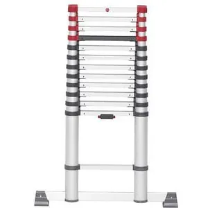 Comparateur de prix : Echelle télescopique pliable HAILO Flexline - 13 échelons en aluminium