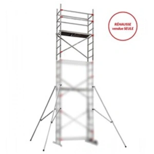 Comparateur de prix : HAILO Réhausse d'échafaudage en aluminium 6m80 Fast&Lock 7