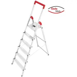 Hailo 5_8936-001 Escabeau ménager de sécurité L50 en Alu 6 marches pas cher