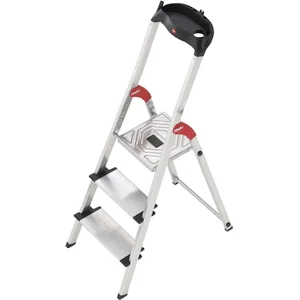Comparateur de prix : Hailo 5_8813-001 Escabeau de sécurité Profistep XXL en Alu 3 marches
