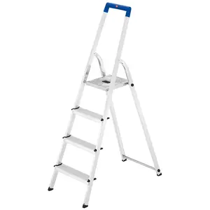 Escabeau ménager pliable en aluminium 4 marches ultra léger Hailo L20 pas cher