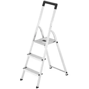 Comparateur de prix : Escabeau domestique pliable en aluminium 3 marches ultra léger Hailo L40