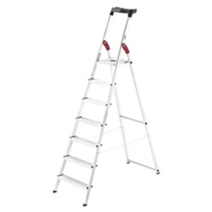 Escabeau sécurisé pliable en aluminium 7 marches ultra léger Hailo L60 pas cher