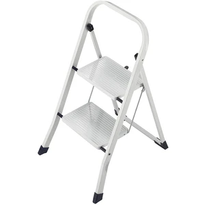 Comparateur de prix : Selekta Marche pied 2 marches pliable en acier inoxydable