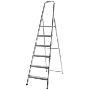 Escabeau domestique pliable 6 marches Selekta MixAlu pas cher