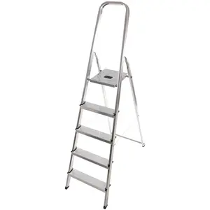 Comparateur de prix : Hailo - Escabeau domestique pliable 5 marches Selekta MixAlu