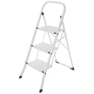Comparateur de prix : SELEKTA Marche pied 3 marches pliable en acier inoxydable