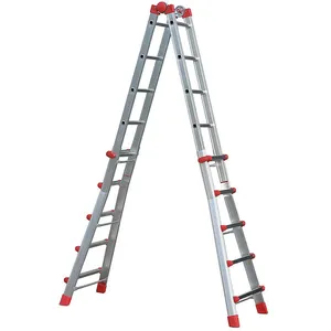 Comparateur de prix : Hailo Echelle multifonction télescopique ProfiStep® Multi - 4 x 5 échelons - 4,70m
