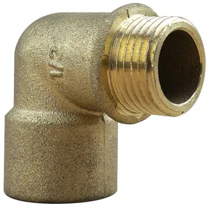 ARCANAUTE Coude Mâle 90° Mâle 92 Gcu Ø 1/2' (15/21) Mâle - Tube Cuivre Ø22