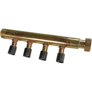 Arcanaute - Collecteur à Sertir per entraxe 40mm Ø3/4' (20/27) Mâle Femelle écrou libre - 6 Piquages Ø16 avec ses Bagues