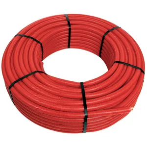Tube PER pré-gainé Rouge Ø12 x 1,1 - 25 mètres - Blansol Barbi pas cher