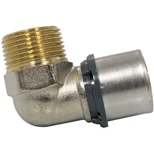 ARCANAUTE Raccord multicouche à sertir TH - Coude Mâle 1" (26/34) - Ø32x3,0 - Ar... pas cher
