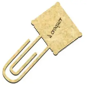 Spiderlily Design Sujet en bois médium - Trombone biscuit - 4,6 x 1,6 cmVendu parscrapmalin