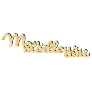 Spiderlily Design Mot en bois médium - Mon meilleur ami - 7,5 x 1,6 cmVendu parscrapmalin