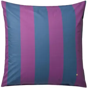 La cerise sur le gâteau - Taie d'oreiller à rayures Malo Violet 50x70 pas cher