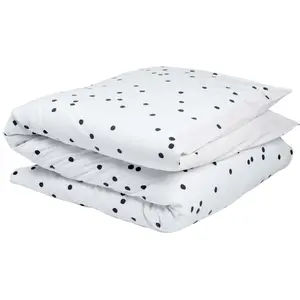DeclikDeco Housse de couette ODETTE Milk pas cher