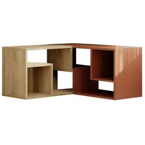 Drawer Meuble TV modulable en bois L145cm - Terracotta pas cher