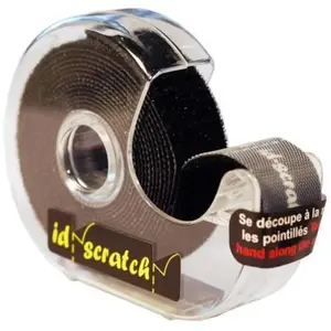 ID-SCRATCH - Bande Auto-Agrippante Prédécoupée, Gris, 2m/2cm pas cher