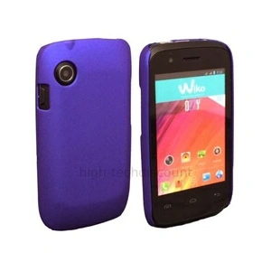 Htdmobiles Housse etui coque rigide pour Wiko Ozzy + film ecran - BLEU RIGIDE pas cher
