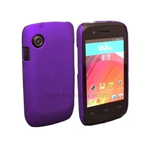 Htdmobiles Housse etui coque rigide pour Wiko Ozzy + film ecran - MAUVE RIGIDE pas cher