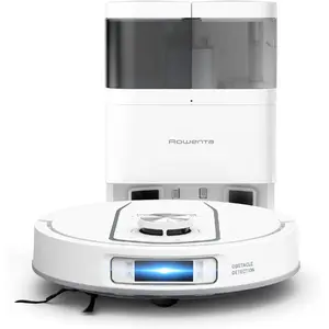 Comparateur de prix : Rowenta - Robot aspirateur laveur blanc 10000 Pa