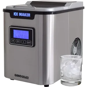 Syntrox Germany Machine à glaçons numérique en acier inoxydable avec écran LCDVendu parrue-du-commerce