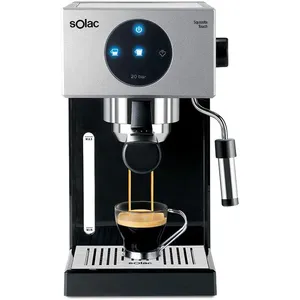 Comparateur de prix : Solac Machine À Expresso 1,7l Semi-Automatique 1050w Gris Noir