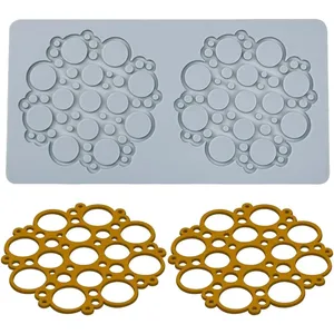 moules de Fondant de Dentelle de gaufrage, 2 Trous Bulles Vendos85Vendu parcarrefour