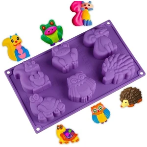 Moule en silicone forme d'animal de la jungle Safari Vendos85Vendu parcarrefour