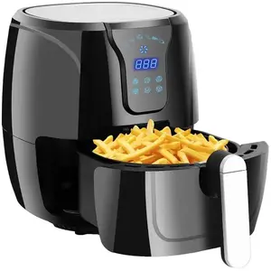 Comparateur de prix : Friteuse sans Huile XL 3,5L Air Fryer avec 6 Programmes noir Vendos85