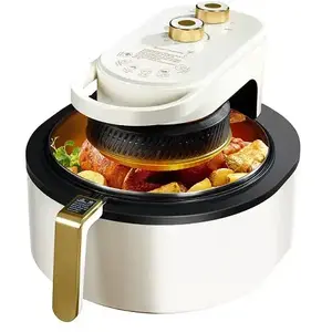 Friteuse sans Huile de 5,5L Air Fryer Avec Fenêtre Visible pour 4 à 6 ...Vendu parcarrefour