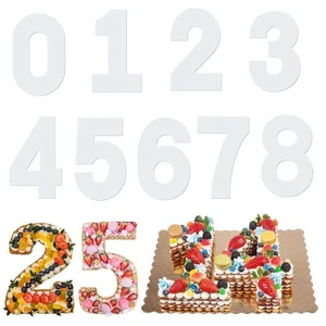 Ensemble de 9 Moules en Forme de Chiffres pour le Number Cake Vendos85Vendu parcarrefour