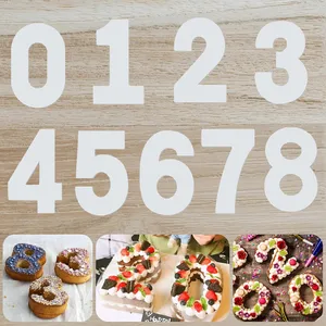 Vendos85 Moules à Gâteaux Numériques en Acryliques Number Cake Chiffre... pas cher