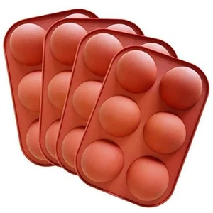 Comparateur de prix : 4 Moule Silicone Demi-Sphère Vendos85
