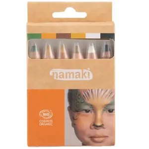 Comparateur de prix : Namaki - Kit de 6 crayons de maquillage Vie sauvage