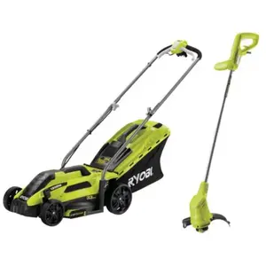 Pack RYOBI Tondeuse électrique 1300W 33cm RLM13E33S - Coupe bordures e... pas cher