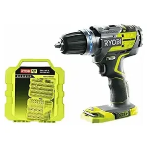 Pack RYOBI Perceuse-visseuse à percussion Brushless 18V One+ R18PDBL-0... pas cher