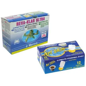 Pack Mareva Cartouches clarifiantes Reva-klar - 1 kg - Pré-filtres jet...Vendu parcdiscount