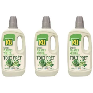 KB - Lot de 3 engrais tout prêt plantes vertes et plantes d'intérieur ...Vendu parcarrefour