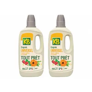 Comparateur de prix : KB - Lot de 2 engrais universels toutes plantes, légumes et fruits 1L