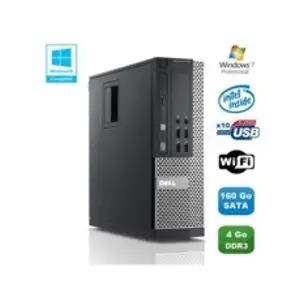 Pc dell optiplex 790 sff intel pentium g840 2.8ghz 4go ddr3 160go wifi... pas cher