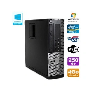 Dell Pc optiplex 790 sff intel core i3-2120 3.3ghz 4go ddr3 250go wifi win 7 pro
