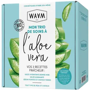 Waam - Mon Trio De Soins À L'aloe Vera Coffret Diy Coffret 4 Ingrédients