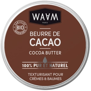 Waam - Beurre de Cacao BIO (pastilles) Huile corps 50 ml unisexVendu parnocibe
