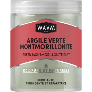Waam - Argile Verte Montmorillonite Visage, Corps Et Cheveux Pot 250g pas cher
